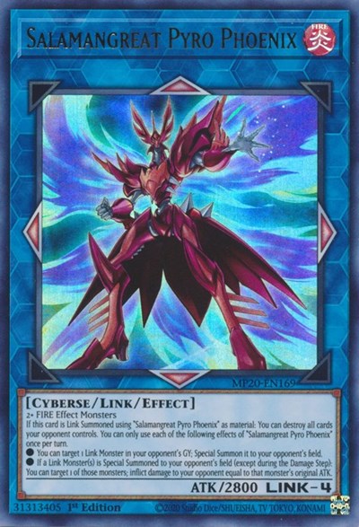 Salamangreat Pyro Phoenix [MP20-EN169] Ultra Rare | Shuffle n Cut Hobbies & Games