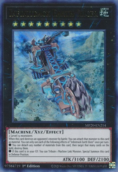 Infinitrack Earth Slicer [MP20-EN214] Ultra Rare | Shuffle n Cut Hobbies & Games