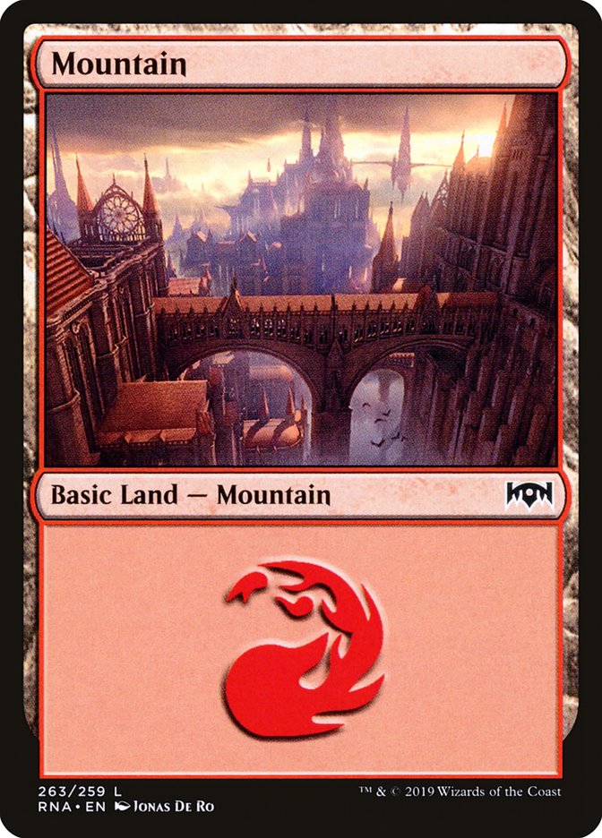 Mountain (263) [Ravnica Allegiance] | Shuffle n Cut Hobbies & Games