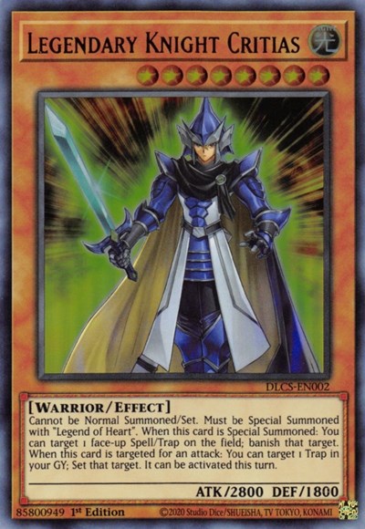 Legendary Knight Critias [DLCS-EN002] Ultra Rare | Shuffle n Cut Hobbies & Games