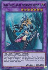 Dark Magician Girl the Dragon Knight (Blue) [DLCS-EN006] Ultra Rare | Shuffle n Cut Hobbies & Games