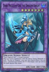 Dark Magician Girl the Dragon Knight (Purple) [DLCS-EN006] Ultra Rare | Shuffle n Cut Hobbies & Games