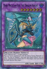 Dark Magician Girl the Dragon Knight (Alternate Art) (Blue) [DLCS-EN006] Ultra Rare | Shuffle n Cut Hobbies & Games