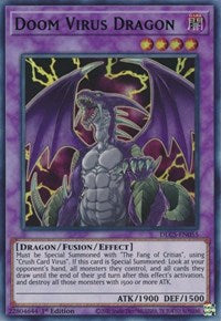 Doom Virus Dragon (Blue) [DLCS-EN055] Ultra Rare | Shuffle n Cut Hobbies & Games