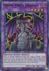 Doom Virus Dragon (Blue) [DLCS-EN055] Ultra Rare | Shuffle n Cut Hobbies & Games