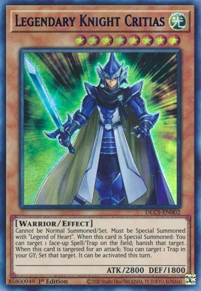 Legendary Knight Critias (Green) [DLCS-EN002] Ultra Rare | Shuffle n Cut Hobbies & Games