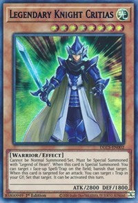 Legendary Knight Critias (Purple) [DLCS-EN002] Ultra Rare | Shuffle n Cut Hobbies & Games