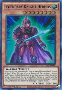 Legendary Knight Hermos (Blue) [DLCS-EN003] Ultra Rare | Shuffle n Cut Hobbies & Games