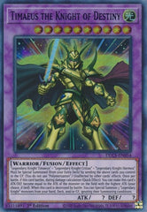 Timaeus the Knight of Destiny (Blue) [DLCS-EN054] Ultra Rare | Shuffle n Cut Hobbies & Games