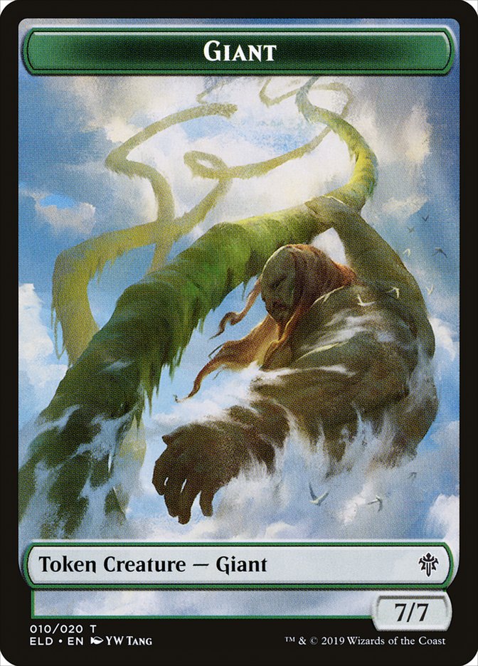 Giant Token [Throne of Eldraine Tokens] | Shuffle n Cut Hobbies & Games