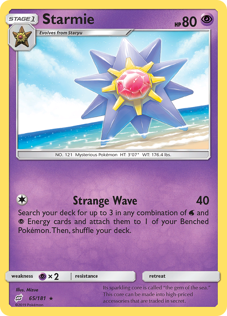 Starmie (65/181) [Sun & Moon: Team Up] | Shuffle n Cut Hobbies & Games