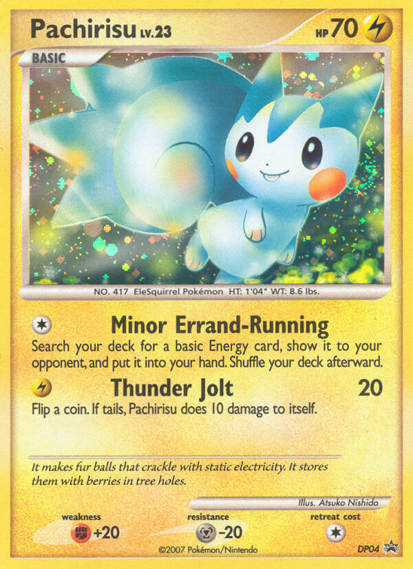 Pachirisu (DP04) [Diamond & Pearl: Black Star Promos] | Shuffle n Cut Hobbies & Games