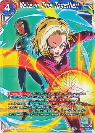 We're in This Together! (Starter Deck - Instinct Surpassed) [SD11-05] | Shuffle n Cut Hobbies & Games