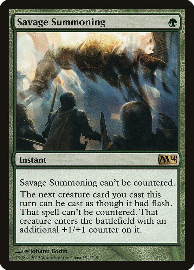 Savage Summoning [Magic 2014] | Shuffle n Cut Hobbies & Games