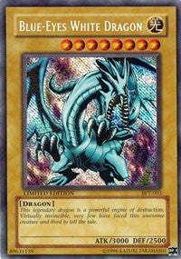 Blue-Eyes White Dragon [BPT-003] Secret Rare | Shuffle n Cut Hobbies & Games