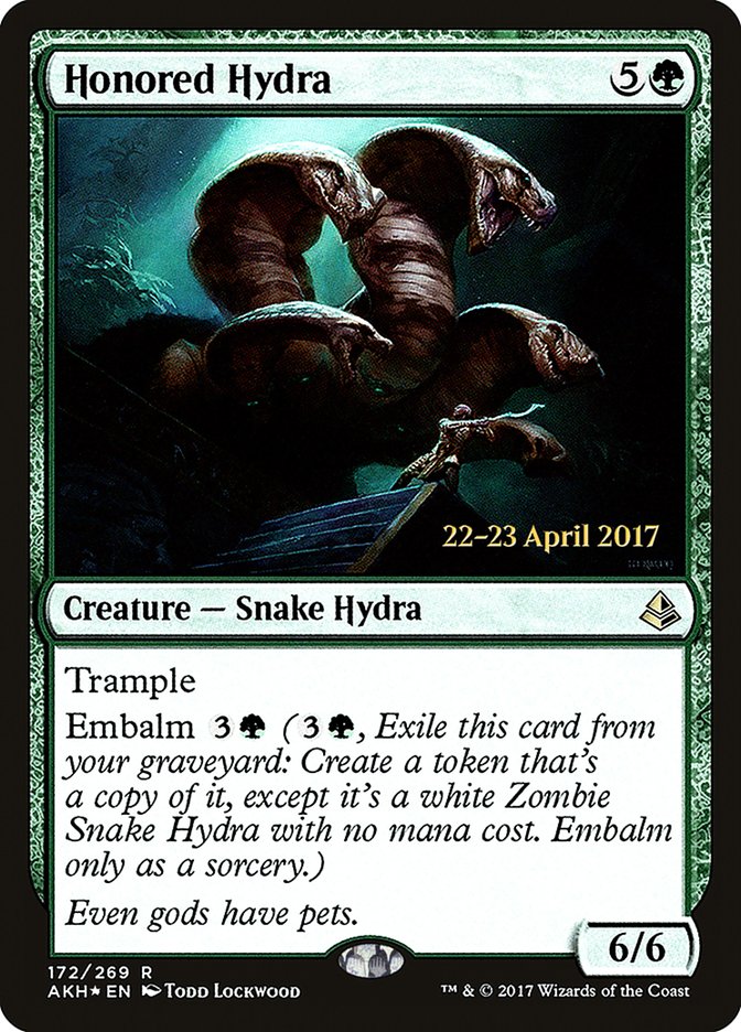 Honored Hydra [Amonkhet Prerelease Promos] | Shuffle n Cut Hobbies & Games