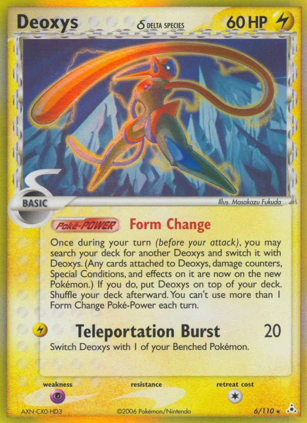 Deoxys (6/110) (Delta Species) [EX: Holon Phantoms] | Shuffle n Cut Hobbies & Games