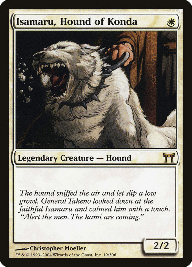 Isamaru, Hound of Konda [Champions of Kamigawa] | Shuffle n Cut Hobbies & Games