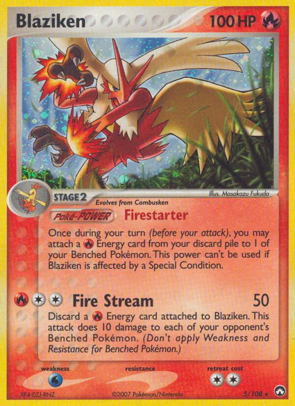 Blaziken (5/108) [EX: Power Keepers] | Shuffle n Cut Hobbies & Games