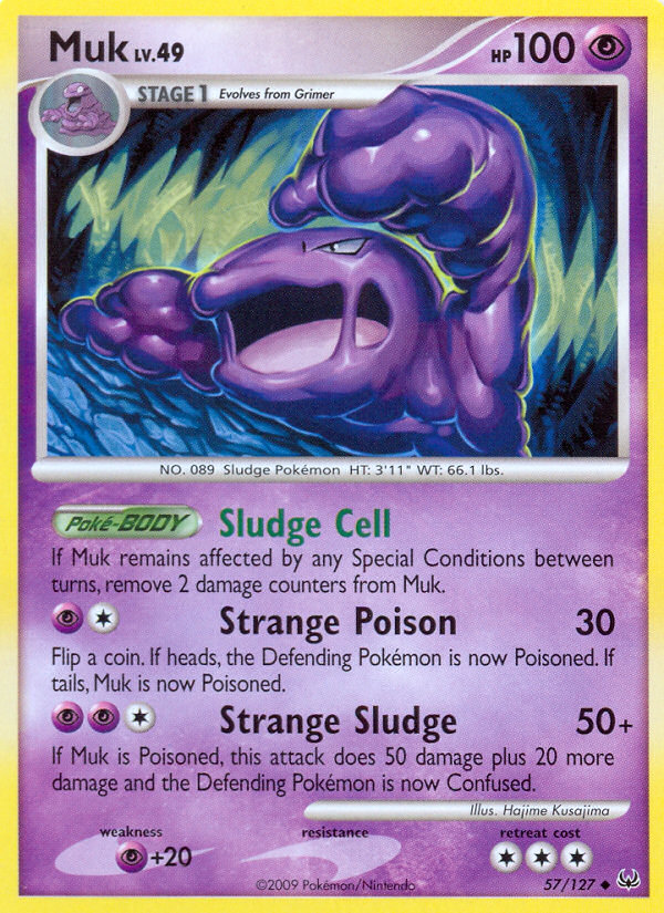 Muk (57/127) [Platinum: Base Set] | Shuffle n Cut Hobbies & Games