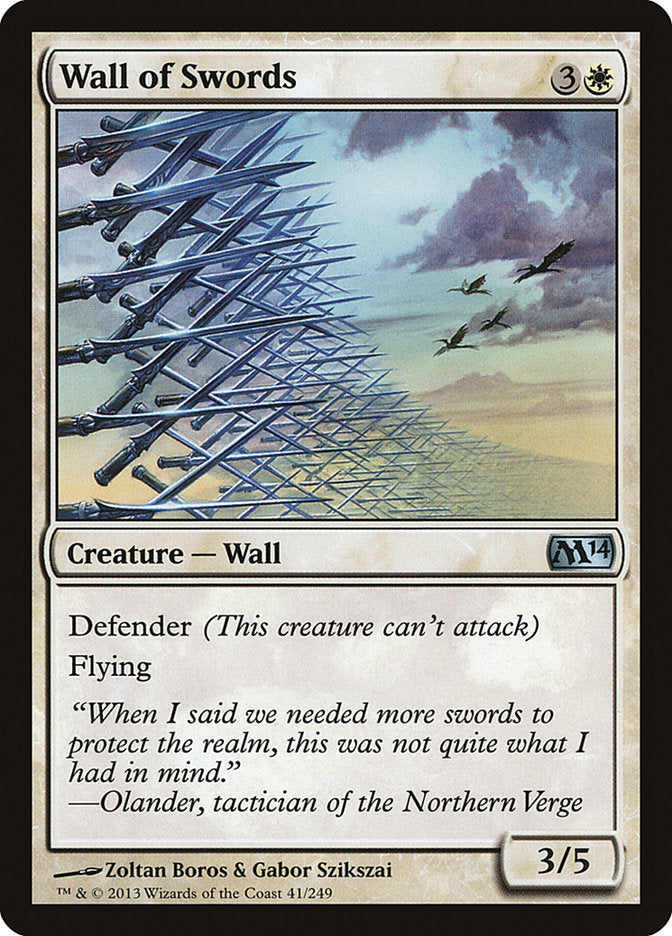 Wall of Swords [Magic 2014] | Shuffle n Cut Hobbies & Games