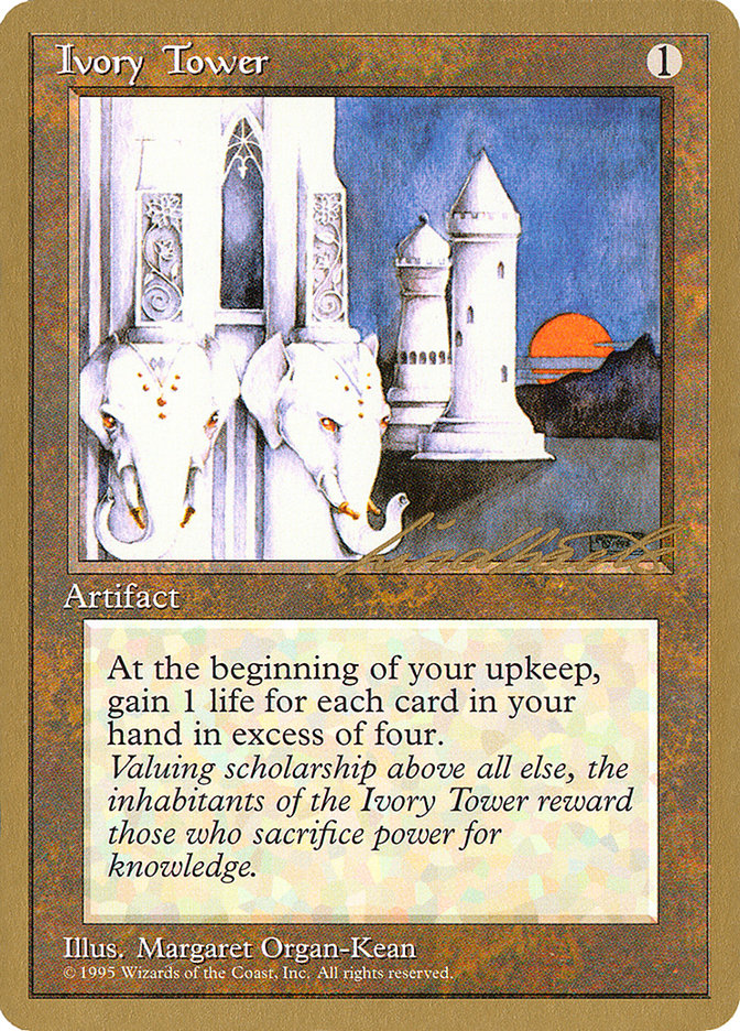 Ivory Tower (Leon Lindback) [Pro Tour Collector Set] | Shuffle n Cut Hobbies & Games