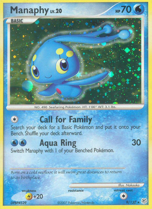 Manaphy (9/130) [Diamond & Pearl: Base Set] | Shuffle n Cut Hobbies & Games