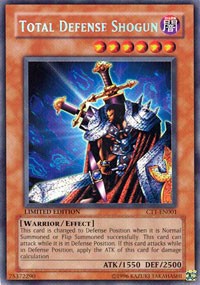 Total Defense Shogun [CT1-EN001] Secret Rare | Shuffle n Cut Hobbies & Games