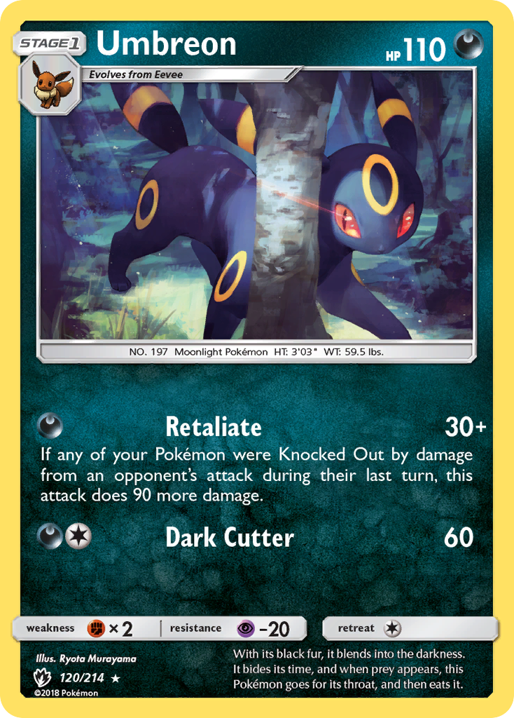 Umbreon (120/214) [Sun & Moon: Lost Thunder] | Shuffle n Cut Hobbies & Games