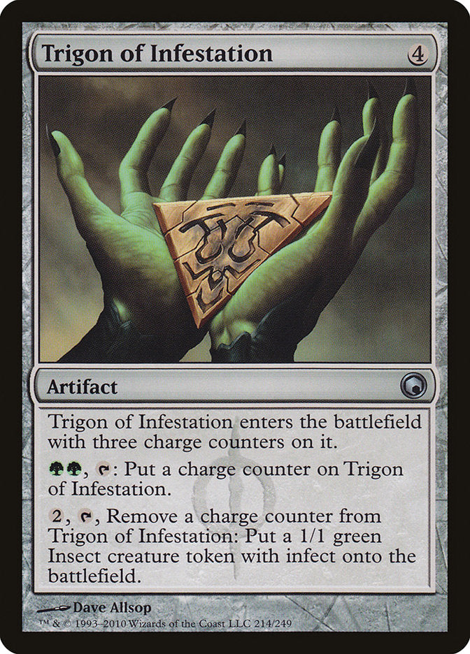 Trigon of Infestation [Scars of Mirrodin] | Shuffle n Cut Hobbies & Games