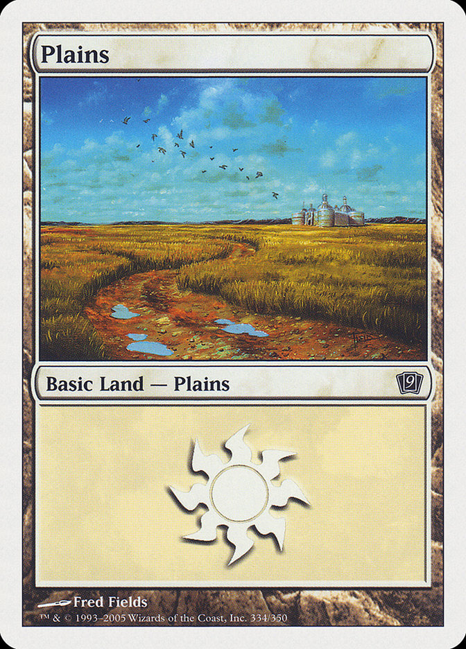 Plains (334) [Ninth Edition] | Shuffle n Cut Hobbies & Games