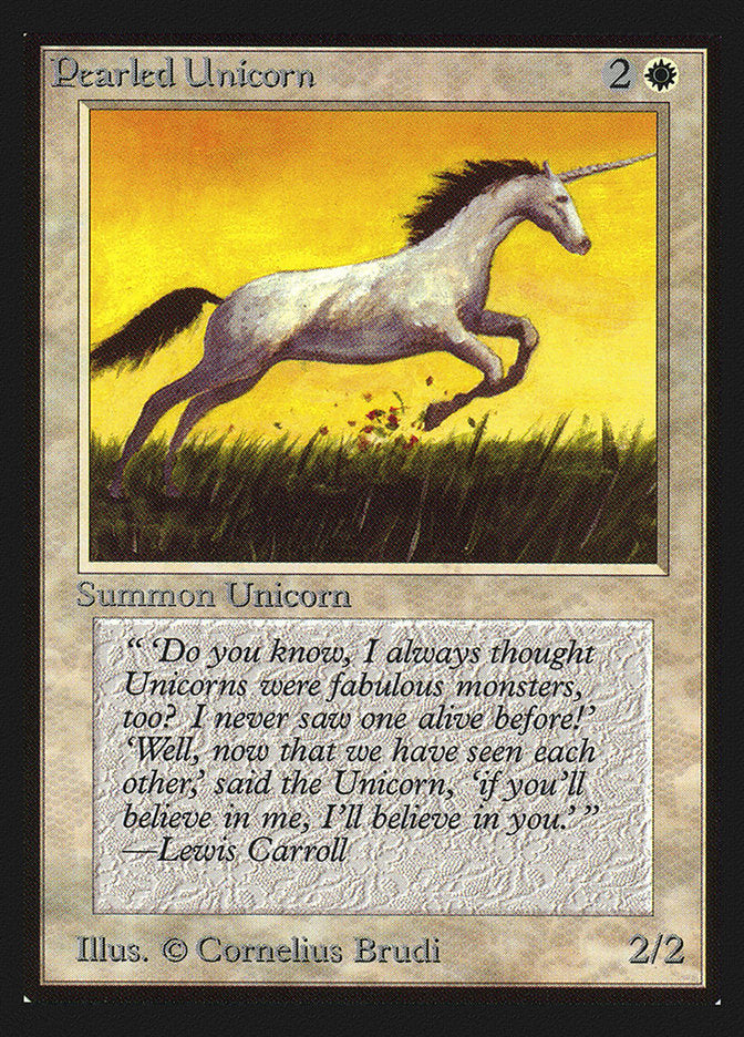 Pearled Unicorn [International Collectors' Edition] | Shuffle n Cut Hobbies & Games