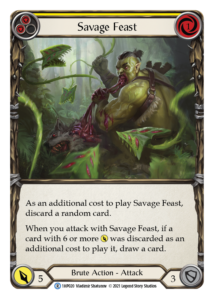 Savage Feast (Yellow) [1HP020] | Shuffle n Cut Hobbies & Games