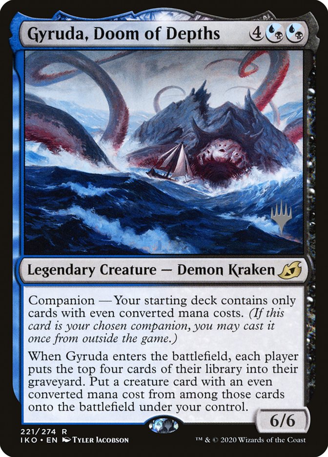 Gyruda, Doom of Depths (Promo Pack) [Ikoria: Lair of Behemoths Promos] | Shuffle n Cut Hobbies & Games