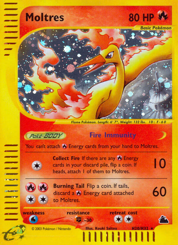 Moltres (H20/H32) [Skyridge] | Shuffle n Cut Hobbies & Games