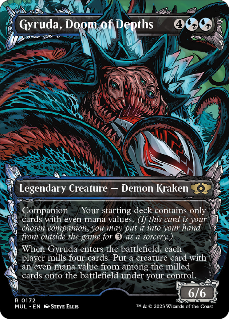 Gyruda, Doom of Depths (Halo Foil) [Multiverse Legends] | Shuffle n Cut Hobbies & Games