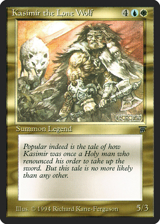 Kasimir the Lone Wolf [Legends] | Shuffle n Cut Hobbies & Games