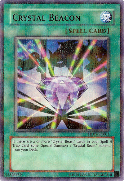 Crystal Beacon [HL05-EN003] Parallel Rare | Shuffle n Cut Hobbies & Games