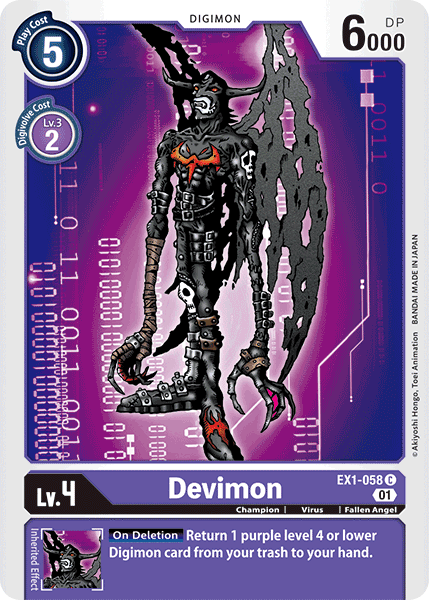 Devimon [EX1-058] [Classic Collection] | Shuffle n Cut Hobbies & Games