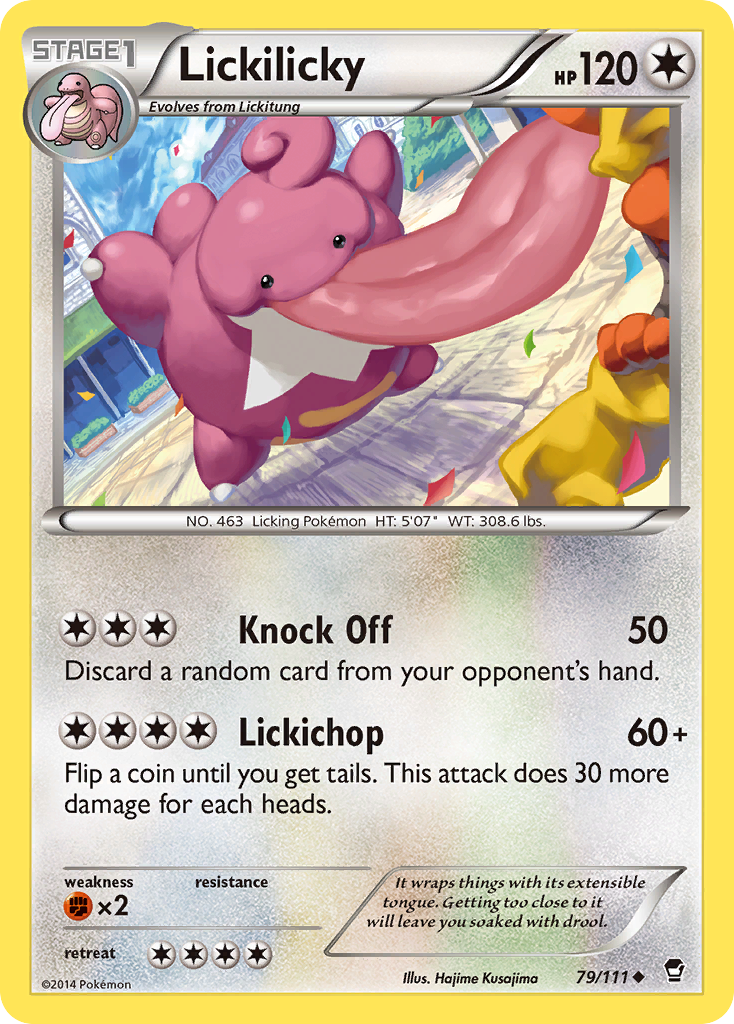 Lickilicky (79/111) [XY: Furious Fists] | Shuffle n Cut Hobbies & Games