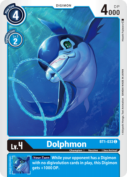 Dolphmon [BT1-033] [Release Special Booster Ver.1.0] | Shuffle n Cut Hobbies & Games