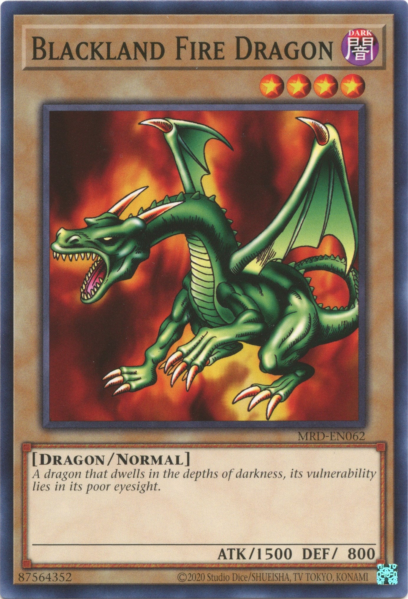 Blackland Fire Dragon (25th Anniversary) [MRD-EN062] Common | Shuffle n Cut Hobbies & Games