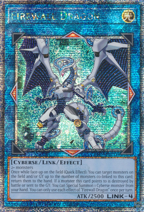 Firewall Dragon [TN23-EN008] Quarter Century Secret Rare | Shuffle n Cut Hobbies & Games