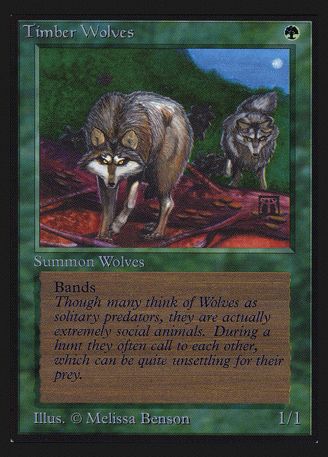 Timber Wolves [International Collectors' Edition] | Shuffle n Cut Hobbies & Games