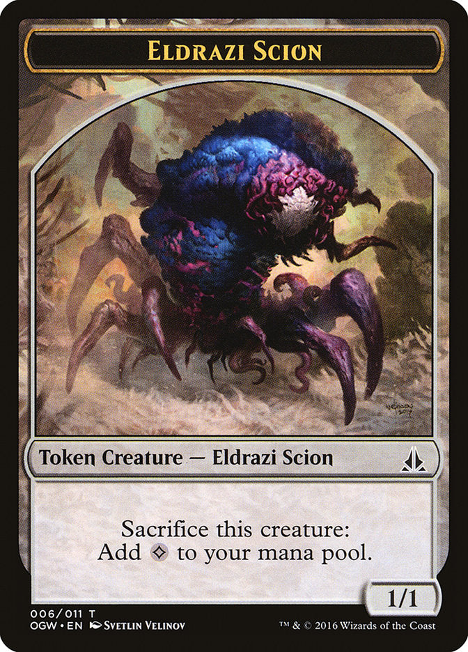 Eldrazi Scion Token (006/011) [Oath of the Gatewatch Tokens] | Shuffle n Cut Hobbies & Games