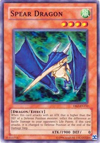 Spear Dragon [DB2-EN152] Super Rare | Shuffle n Cut Hobbies & Games