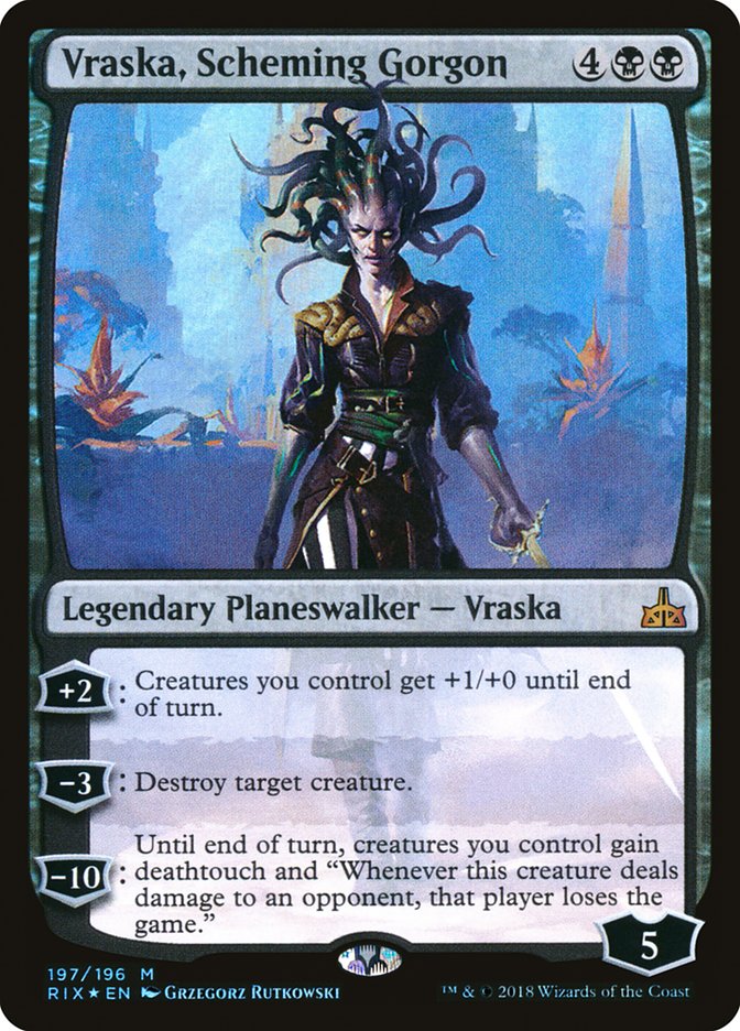 Vraska, Scheming Gorgon [Rivals of Ixalan] | Shuffle n Cut Hobbies & Games