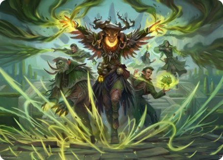 Witherbloom Command Art Card [Strixhaven: School of Mages Art Series] | Shuffle n Cut Hobbies & Games