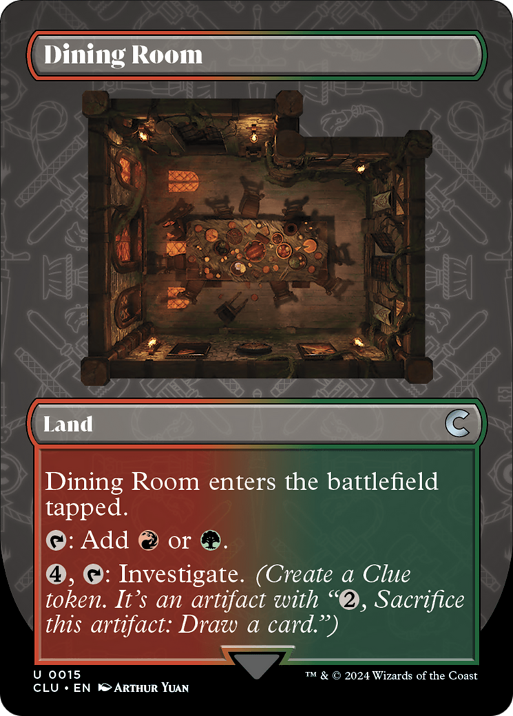 Dining Room (Borderless) [Ravnica: Clue Edition] | Shuffle n Cut Hobbies & Games