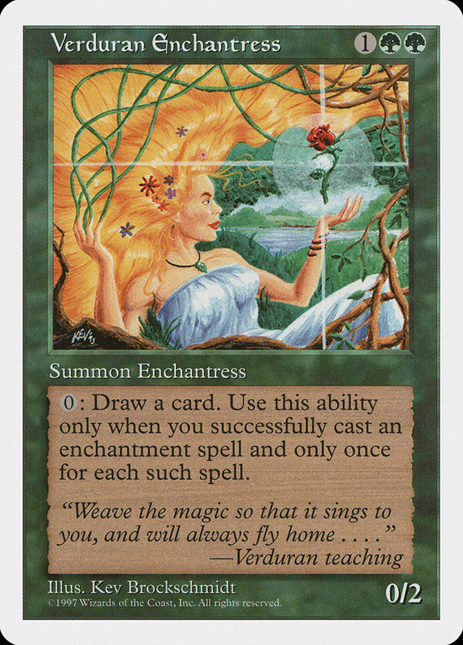 Verduran Enchantress [Fifth Edition] | Shuffle n Cut Hobbies & Games